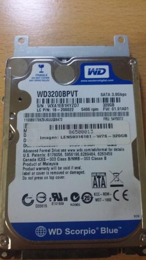 Disco 320 Gb notebook sata