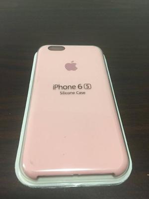 Funda Iphone 6 6s Apple Silicona Rosa Case Original Local