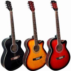 Guitarra Electroacustica C/ Corte Premium Funda Pua Garantia