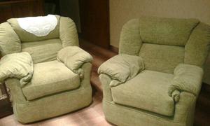 Sofas de pana 3 cuerpos