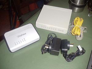 2 modem-router adsl para arnet o speedy autoconfigurables