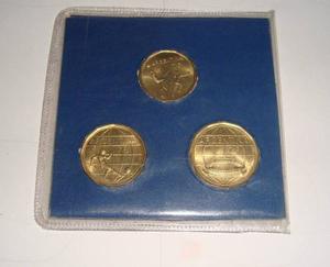 Blister Con 3 Monedas Mundial 78 Sin Circular