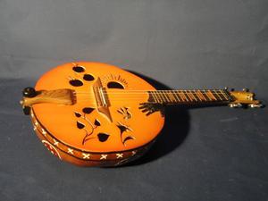 Instrumento Tipo Banjo Calabaza Etnico