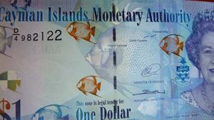 Islas Cayman 1 Dolar Nueva Serie D4 Gema Sin Circular