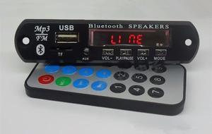 Módulo Mp3 Usb/sd/fm/aux Con Bluetooth Y Control Remoto