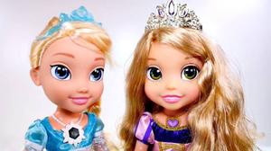 Muñecas Rapunzel, Elsa Y Ana De Frozen 36 Cm Musicales