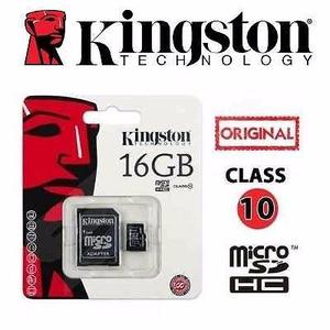 Oferta!!! Memoria Kingston Micro Sd Hc 16gb Clase 10 Hd Adap