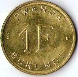 Rwanda Burundi - 1 Franc  - Sc