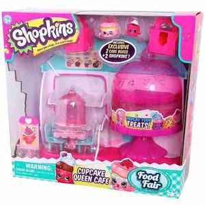 Shopkins Cupcake Cafe Set De Juego C/figuras 