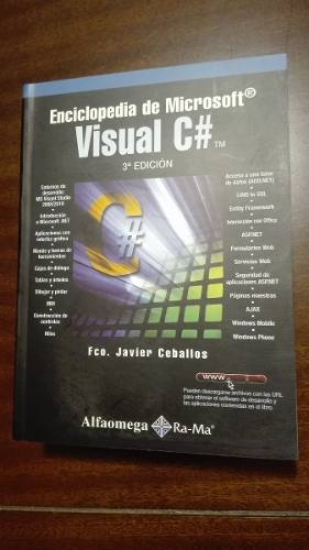Enciclopedia De Microsoft Visual C# - 3ra - Alfaomega Ra-ma