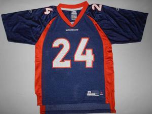 Camiseta De Nfl -24- L - Broncos (juvenil/mujer) - Rbk