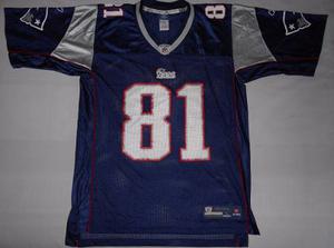 Camiseta De Nfl -81- L - New England Patriots - Rbk