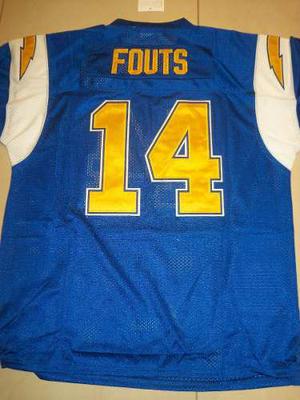 Camiseta Nfl Retro San Diego Chargers 14 Fouts Ho