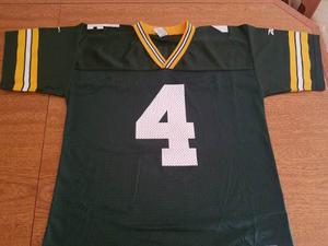 Camiseta Reebok Nfl Green Bay Packers #4 Brett Favre