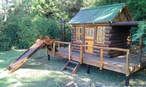 Casas Para Chicos - Juegos En Madera - Cabaña De Troncos