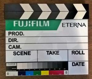 Claqueta Profesional Para Cine Marca Fujifilm Eterna Colores