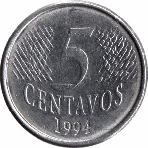 Moneda 5 Centavos () Brasil