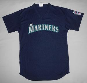 Remera De Baseball -10- Xl - Mariners (juvenil/mujer) - Mjc