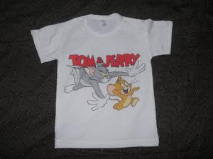 Remeras De Niños - Tom Y Jerry