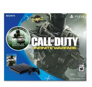 Sony Play station 4 con 1 joystick y infinite warfare nueva