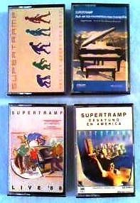 Lote de 4 cassette de supertramp
