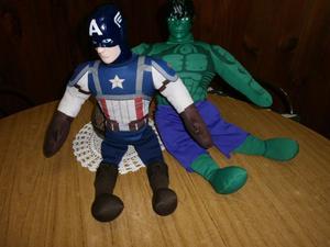 MUÑECO INCREIBLE HULK Y CAPITAN AMERICA VER MAS