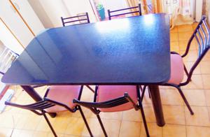 Mesa con 6 sillas