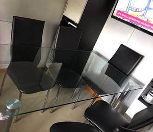 Regalo Mesa Vidrio 160x90cm - Impecable! Envío Gratis