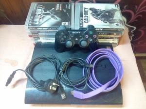 PlayStation 3 en perfectas condiciones!! con 16 juegos y