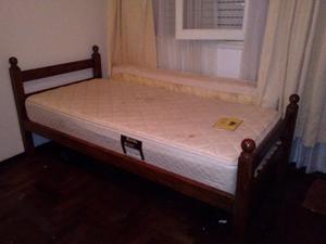 CAMA DE 1 PLAZA CON COLCHÓN