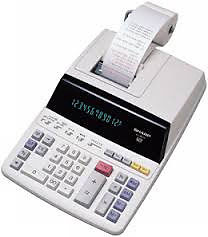 Calculadora con impresora sharp  de uso intensivo