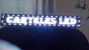 Cartel led programable 1.32m x 0.20 Blancos!!!