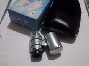 Microscopio de bolsillo de 60× con U.V