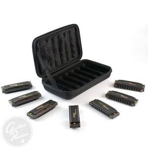 Set 7 Armonicas Diatonicas Hohner Piedmont Blues Estuche Pro