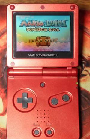 Gameboy Advance Sp Rojo + Pokemon Saphire