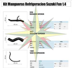 Kit Mangueras Refrigeracion Suzuki Fun 1.4