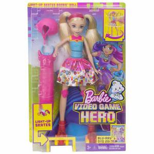 Barbie Aventura De Videojuegos Patinadora Patines Con Luces