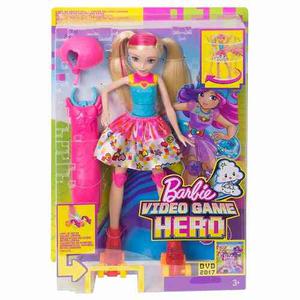 Barbie Videojuegos Héroe Light-up Patines !! Importada