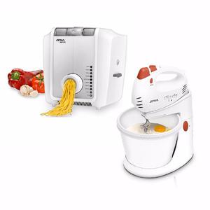 Combo Fabrica De Pasta + Batidora Con Bowl 3.5l Atma