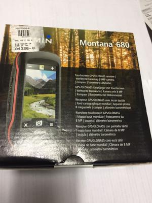 GPS Garmin Montana 680 Nuevo. De fábrica !!!