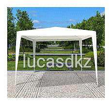 Gazebo de rafia blanco encastre facil armado