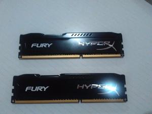 Memorias RAM DDR3 2x4gb HIPERX FURY