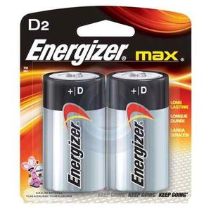 Pila Energizer Max D2 X2 Unidades Energia Para Uso Diario