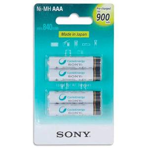 Pilas Recargables Sony Cycle Energy Nh-aaa-b4gn (x Mah