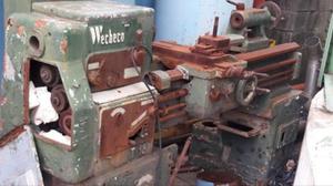 Torno paralelo wecheco 18 oxidado a restaurar