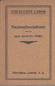 Beneyto Perez- Nacionalsocialismo