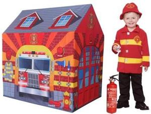 Carpa Bomberos Pelotero Iplay Casita Infantil Facil Armado