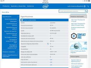 Intel Xeon E V3 12 Nucleos 24 Subprocesos 2.0ghz Ddr4