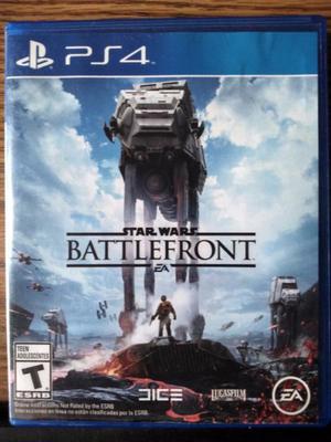 Juegos PS4 (StarWars:battlefront - InFamous Second son -