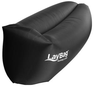 Laybag Sillón Inflable Original Color Negro